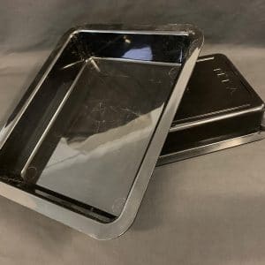 DISPLAY BLACK TRAY 16X12X1