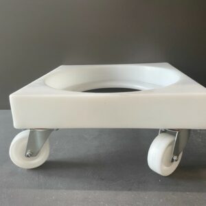 Square Dolly Trolley White