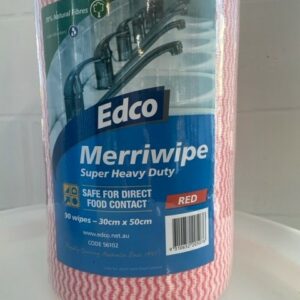 RED WIPE ROLL 30X50CM/90SHEETS