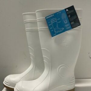 GUM BOOTS WHITE SIZE 7