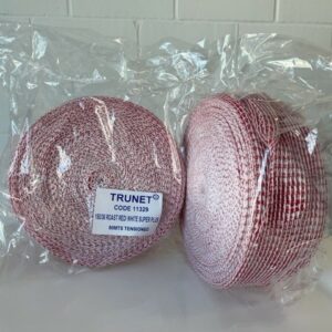 TRUNET NETTING SUPER RED/WHT 150/36 X50 MTR