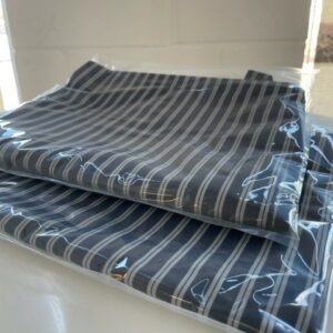 Navy/White Nylon Bib Apron