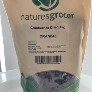 CRANBERRIES DRIED 1KG